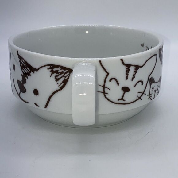 Shelley Dieterichs illustrated cat mug bowl - Picture 4 of 9